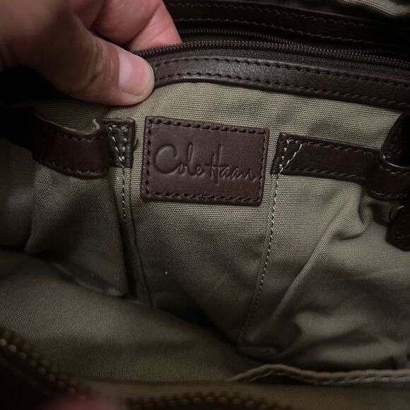 Vintage Cole Haan brown leather bag - Picture 9 of 12